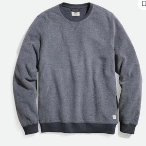 MARINE LAYER Fleece Out Crew Sweatshirt in Magnet
